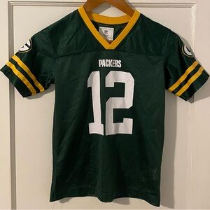 Green Bay Packers Aaron Rodgers Youth Small Jersey